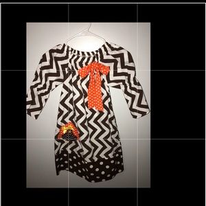 Thanksgiving Dress With Turkey (See Measurements)